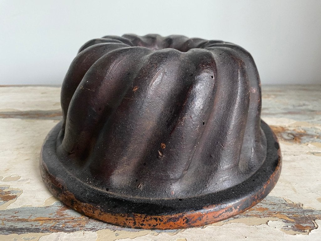 Oude (brocante) puddingvorm aardewerk, Ophalen of Verzenden