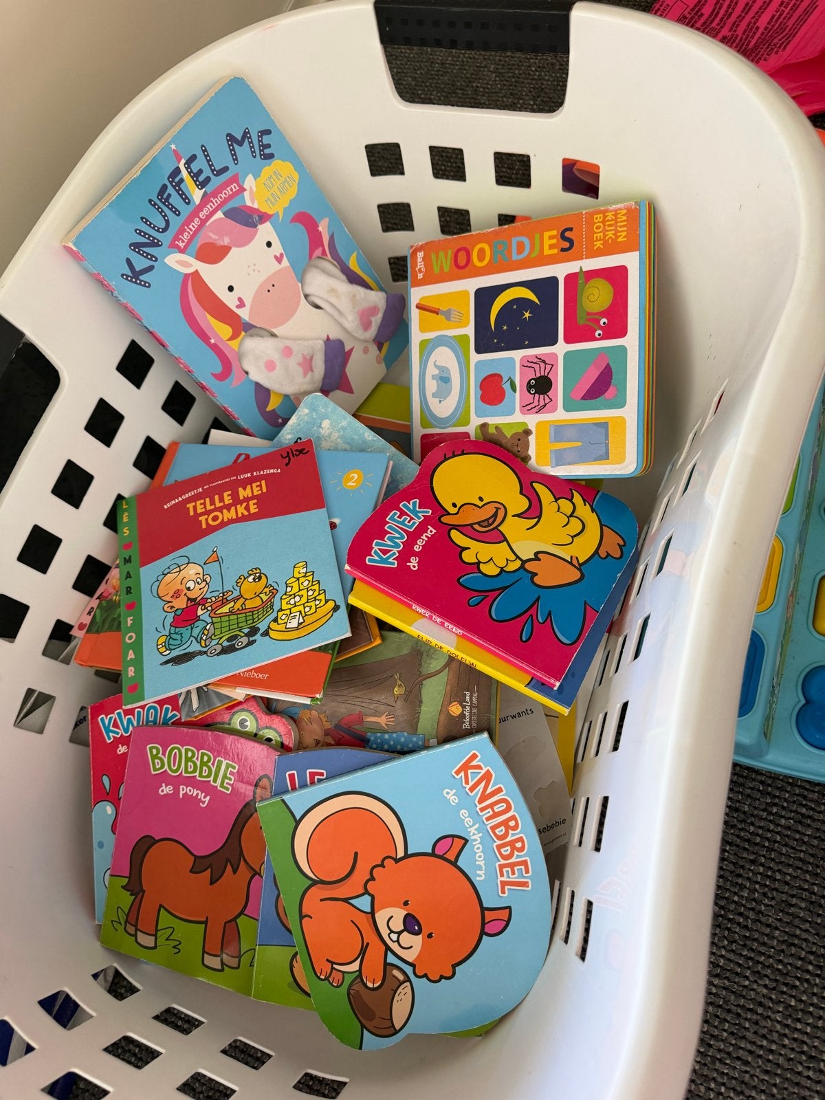 Leuke kinderboeken set: Knuffel Me, Woordjes, Kwek en meer!, Ophalen, Gelezen, Uitklap-, Voel- of Ontdekboek, 1 tot 2 jaar