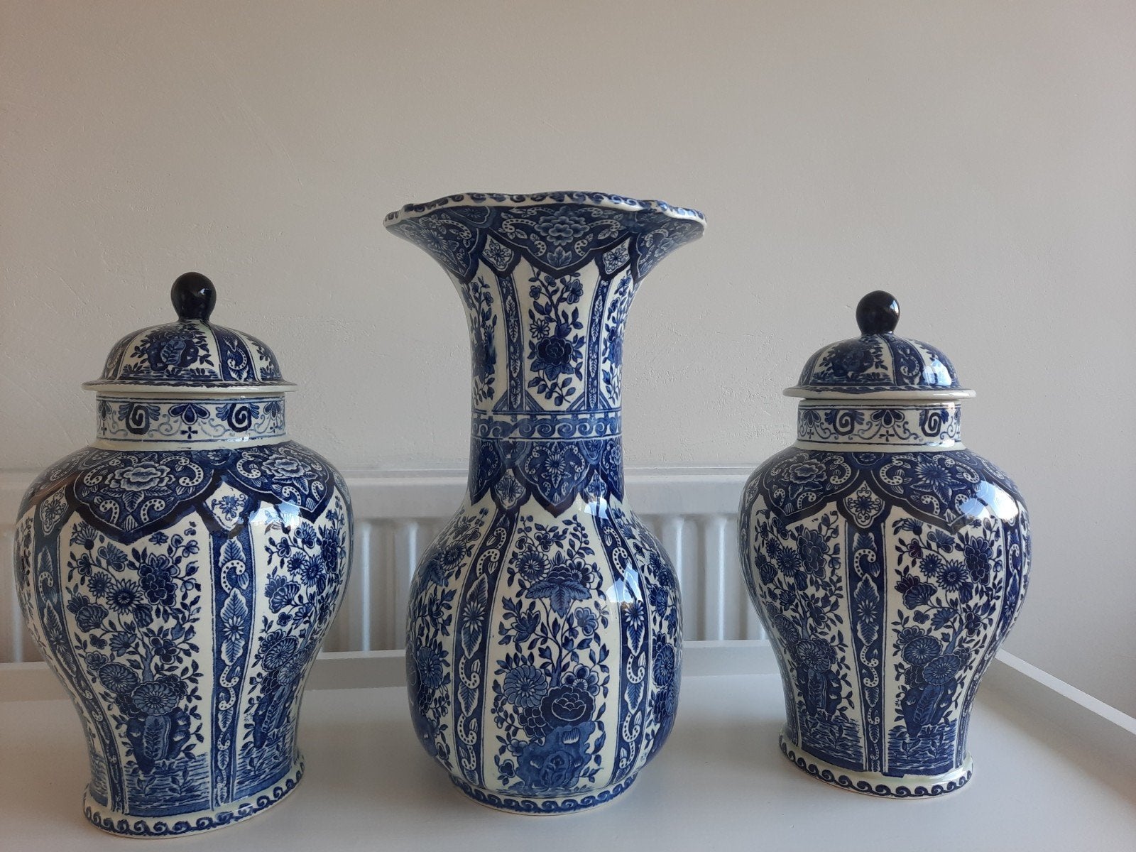 Prachtige Delftsblauw Kaststel, Antiek en Kunst, Ophalen