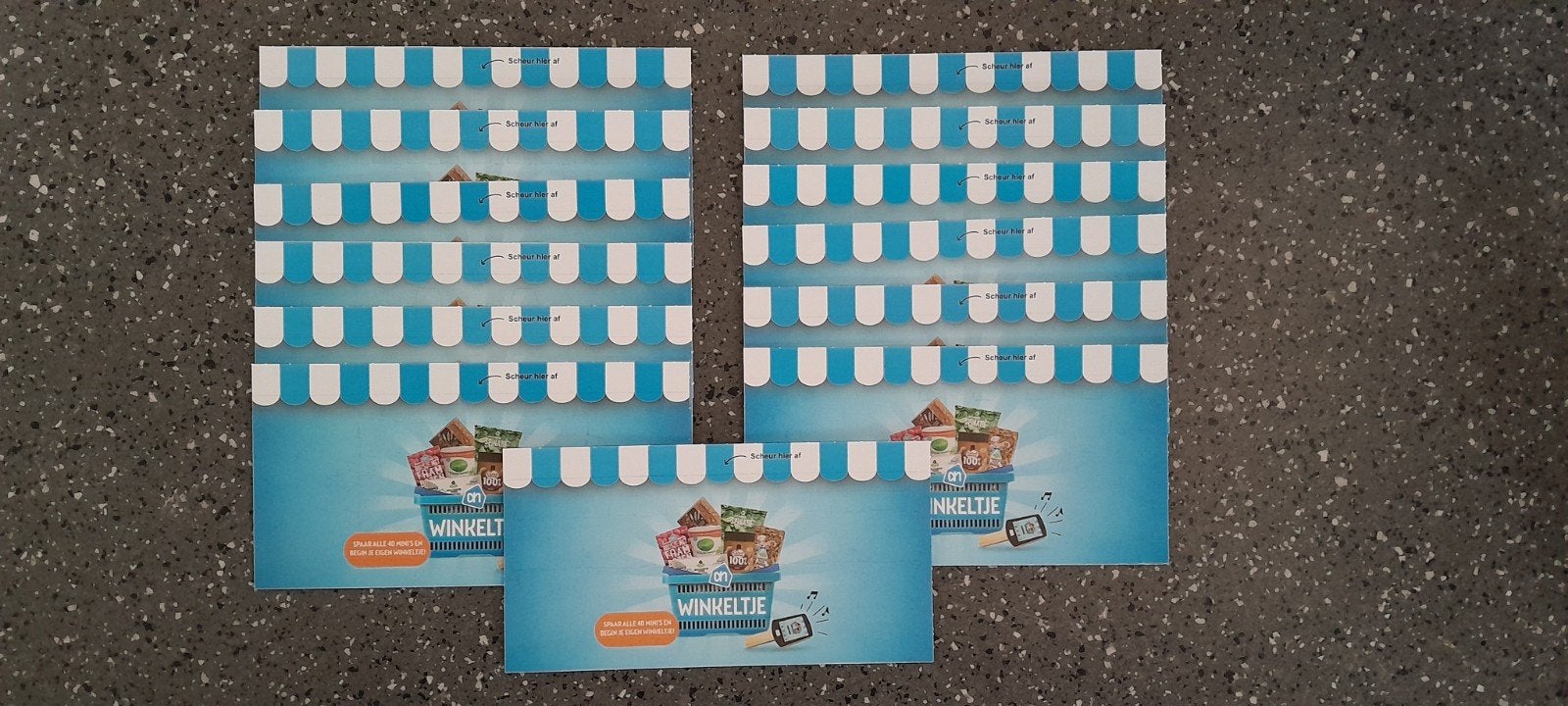AH winkeltje ~ Supermarkt verzamelen boodschappen karton, Albert Heijn, Ophalen of Verzenden