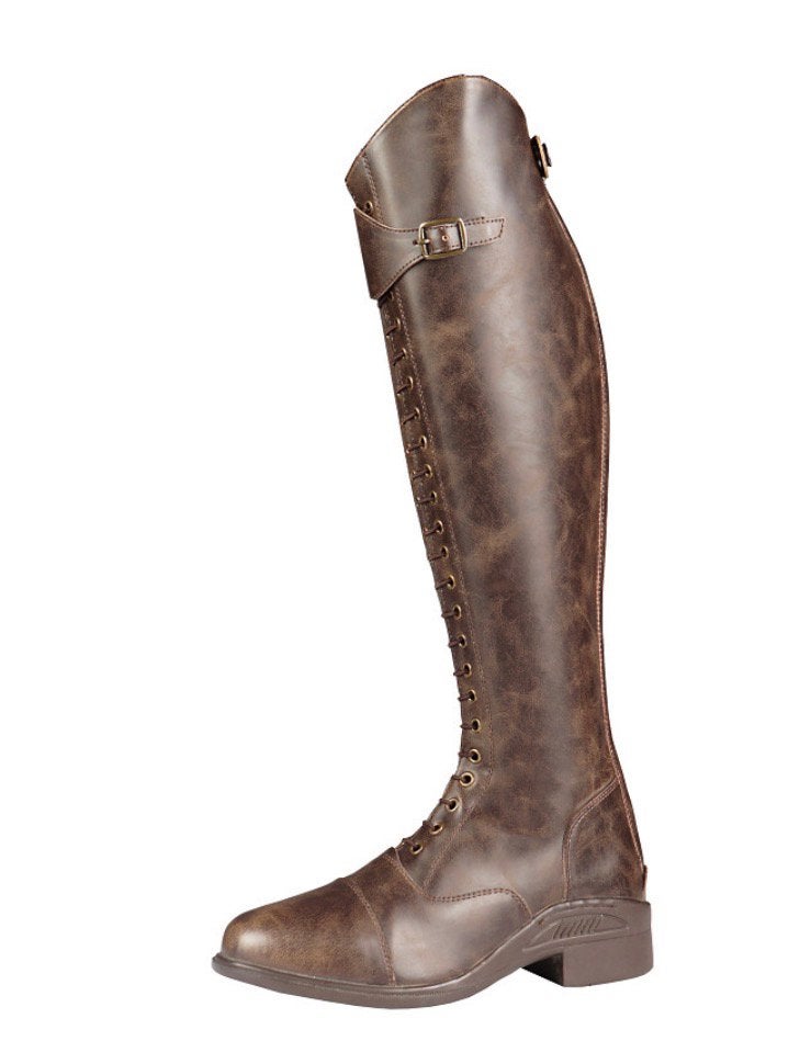 Nieuwe horka paardrijlaarzen lacey bruin veter rits 40N, Dieren en Toebehoren, Nieuw, Ophalen of Verzenden, A, Schoeisel
