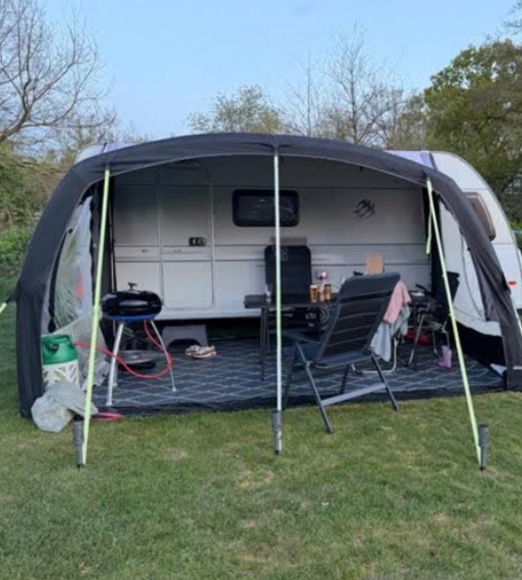 Obelink Sunroof 400 Easy Air Dakluifel met Handpomp, Caravans en Kamperen, Tenten, Ophalen of Verzenden, Zo goed als nieuw, Tot en met 4