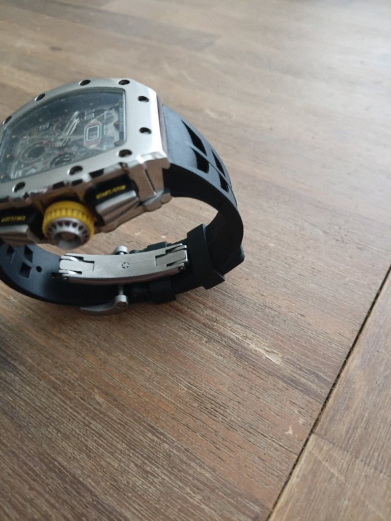 Heren horloge, Sieraden, Tassen en Uiterlijk, Horloges | Heren, Staal, Polshorloge, Nieuw, Kunststof