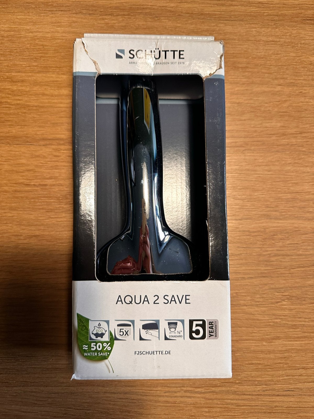 Schütte Aqua 2 Save Douchekop - Waterbesparend, Ophalen of Verzenden, Nieuw, Douche