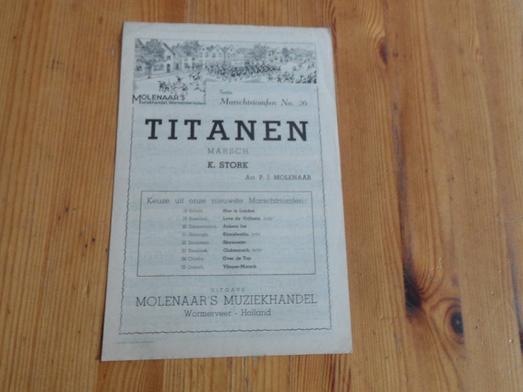 Serie marschtriomfen nr. 26 / 34 / 35 / 36 / 49 / 70, Gebruikt, Ophalen of Verzenden, Artiest of Componist, Piano