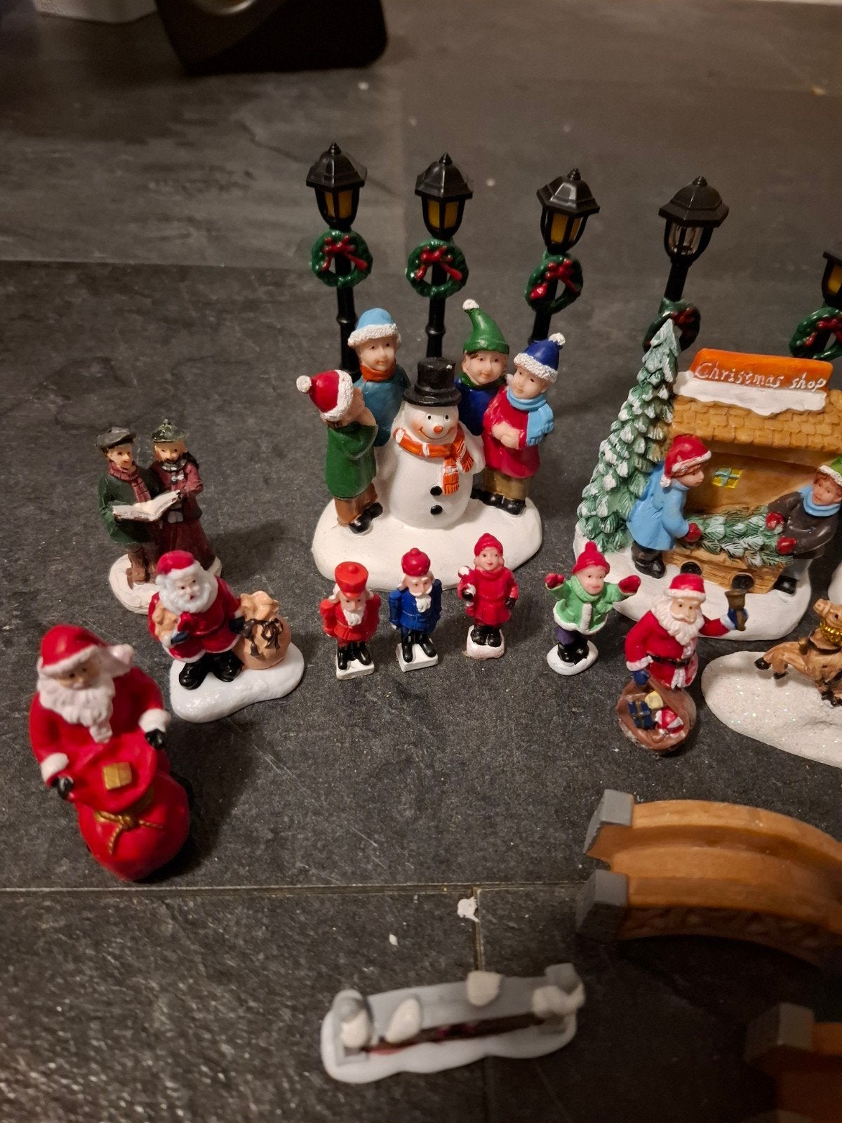 Kerst miniaturen, huisjes, figuren, boompjes etc, Diversen, Kerst, Ophalen of Verzenden