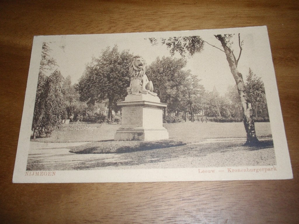 Nijmegen  Leeuw Kronenburgerpark, Verzenden, Voor 1920, Ongelopen, Gelderland