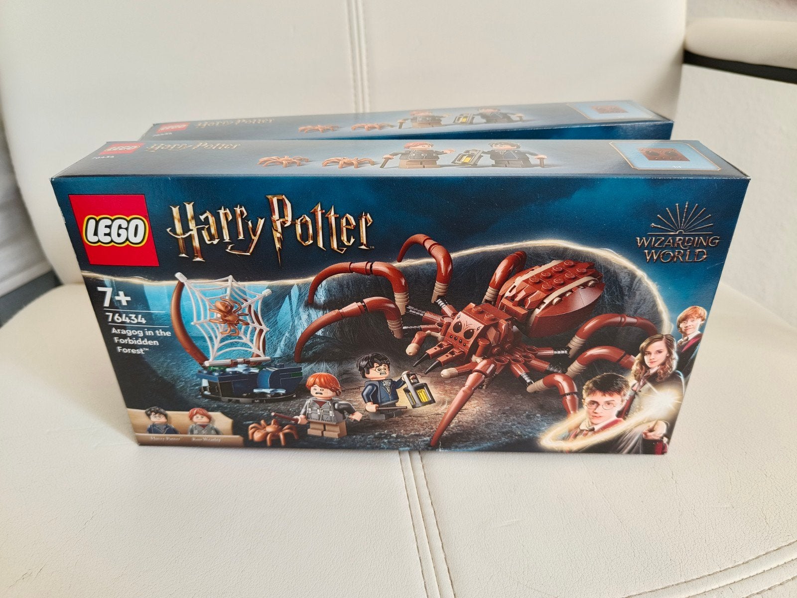 2x LEGO Harry Potter 76434 Aragog in het Verboden Bos, Inclusief accessoires, Lego, Ophalen of Verzenden, Complete set