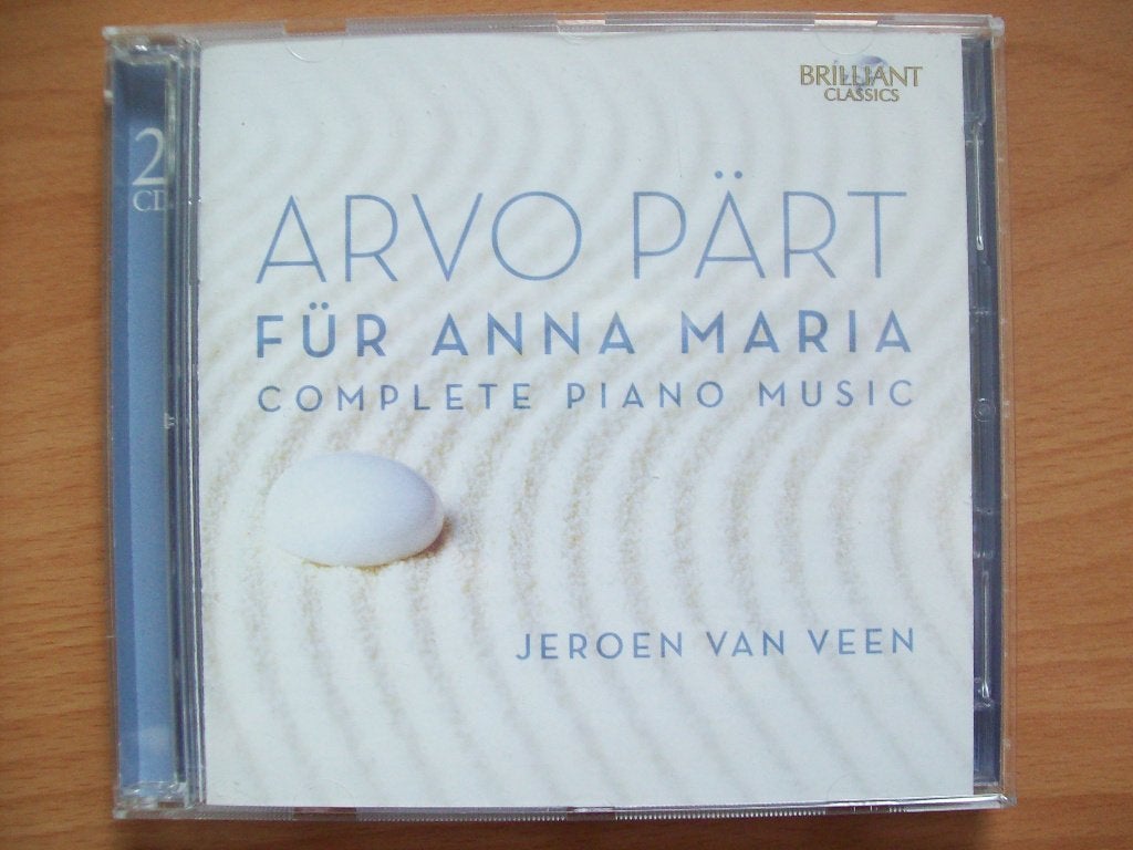Jeroen van Veen - Arvo Pärt: Für Anna Maria - Complete Piano, Ophalen of Verzenden, Zo goed als nieuw, Album