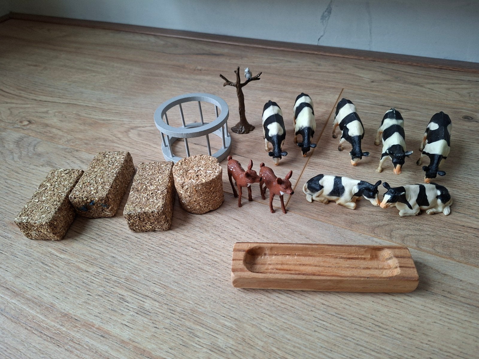 Boerderij speelset met koeien en accessoires, Ophalen, Zo goed als nieuw, Jongen of Meisje