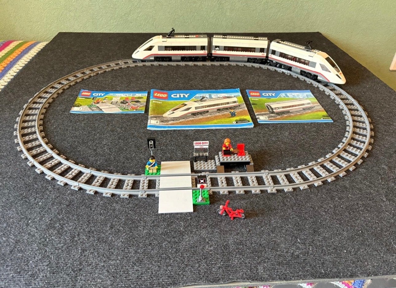 Lego City Trein 60051 met rails en afstandsbediening, Kinderen en Baby's, City, Lego, Ophalen of Verzenden, Zo goed als nieuw