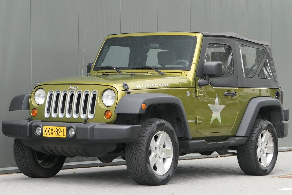 Jeep Wrangler 3.8 Rubicon Youngtimer Airco Cruise, Auto's, Jeep, Stof, Gebruikt, Beige, Vierwielaandrijving