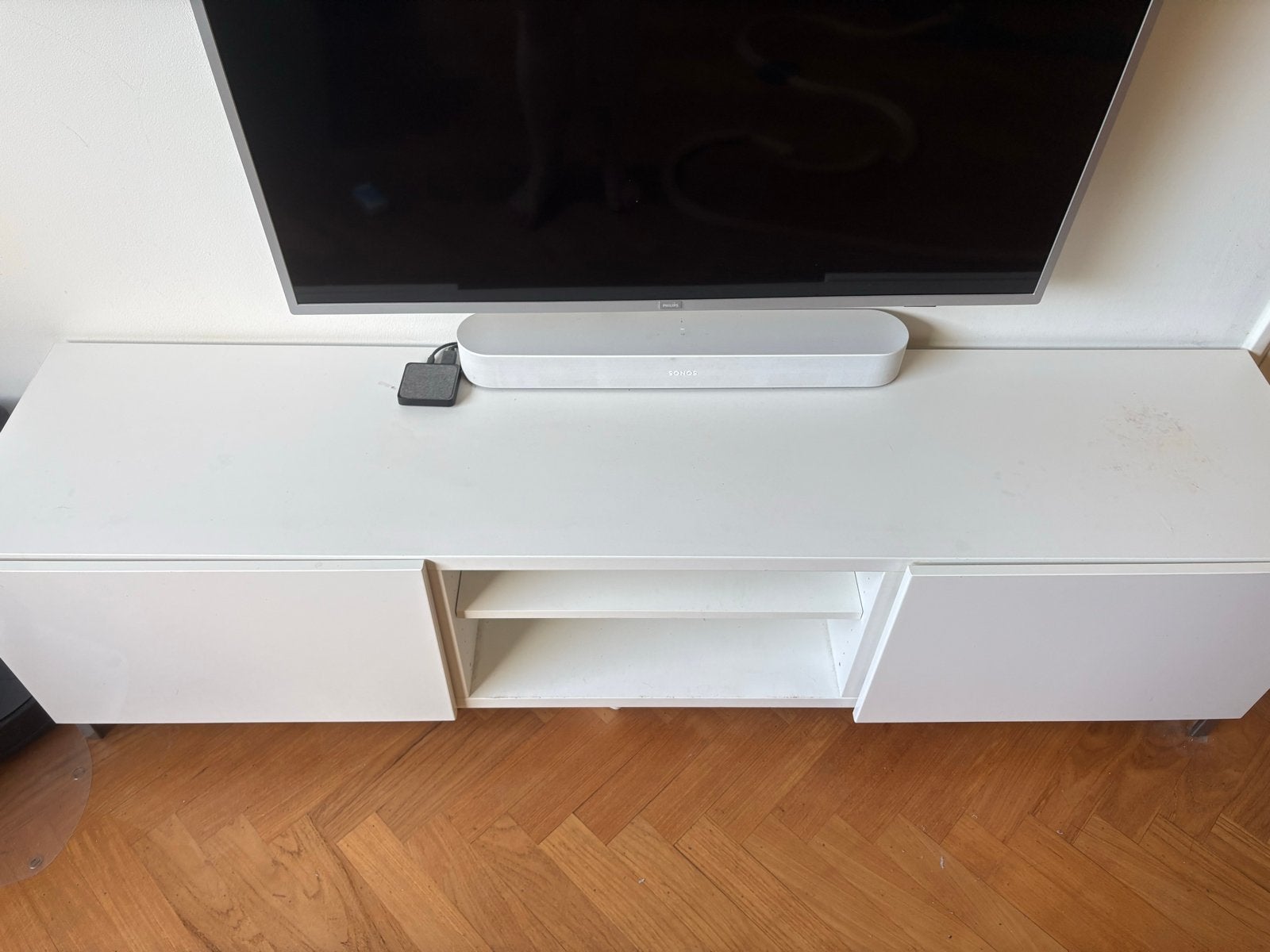 IKEA Besta TV-meubel met 2 lades en 1 schap, Ophalen, Gebruikt, 150 tot 200 cm, Minder dan 100 cm