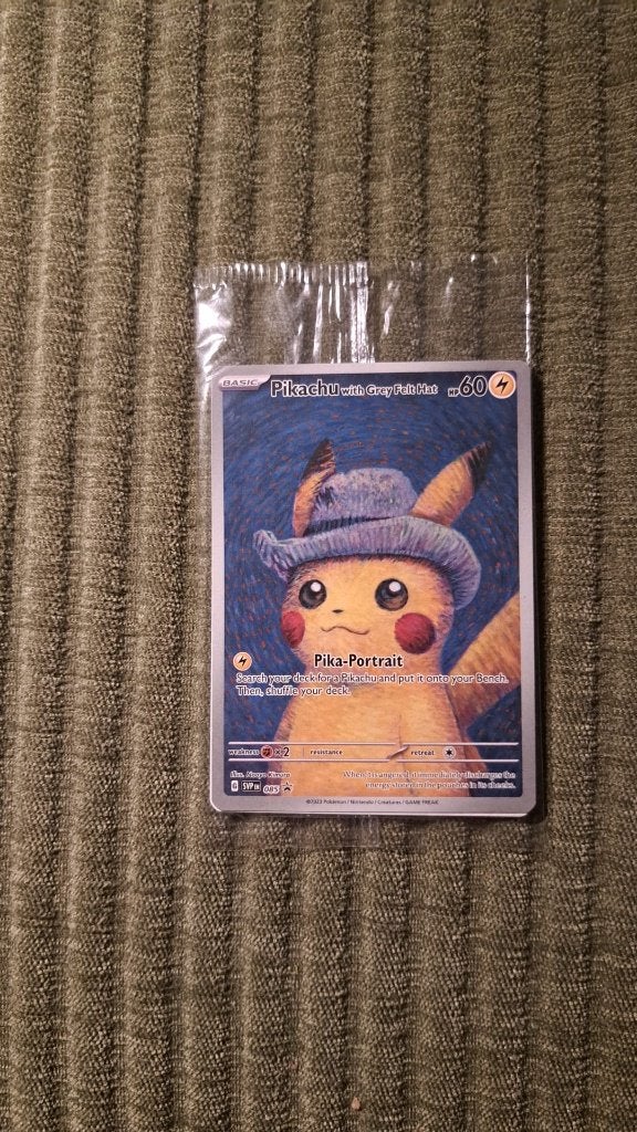 Pikachu Grey Hat SEALED, Ophalen, Zo goed als nieuw, Losse kaart