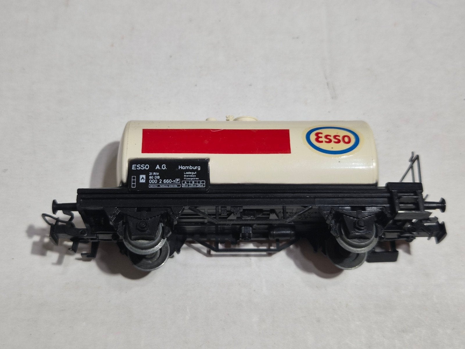 Marklin esso tankwagon 4441, Ophalen of Verzenden, Wisselstroom, Wagon, Märklin