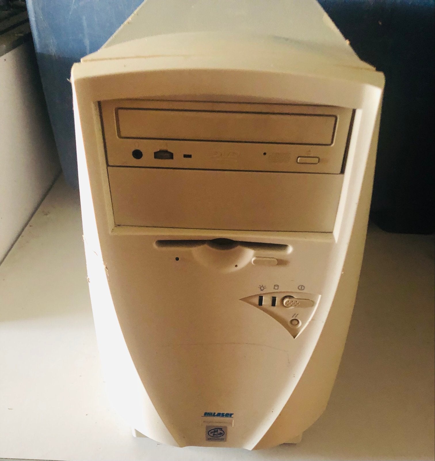 Vintage Desktop PC - Hillaser Intel Inside, Computers en Software, Vintage Computers, Ophalen