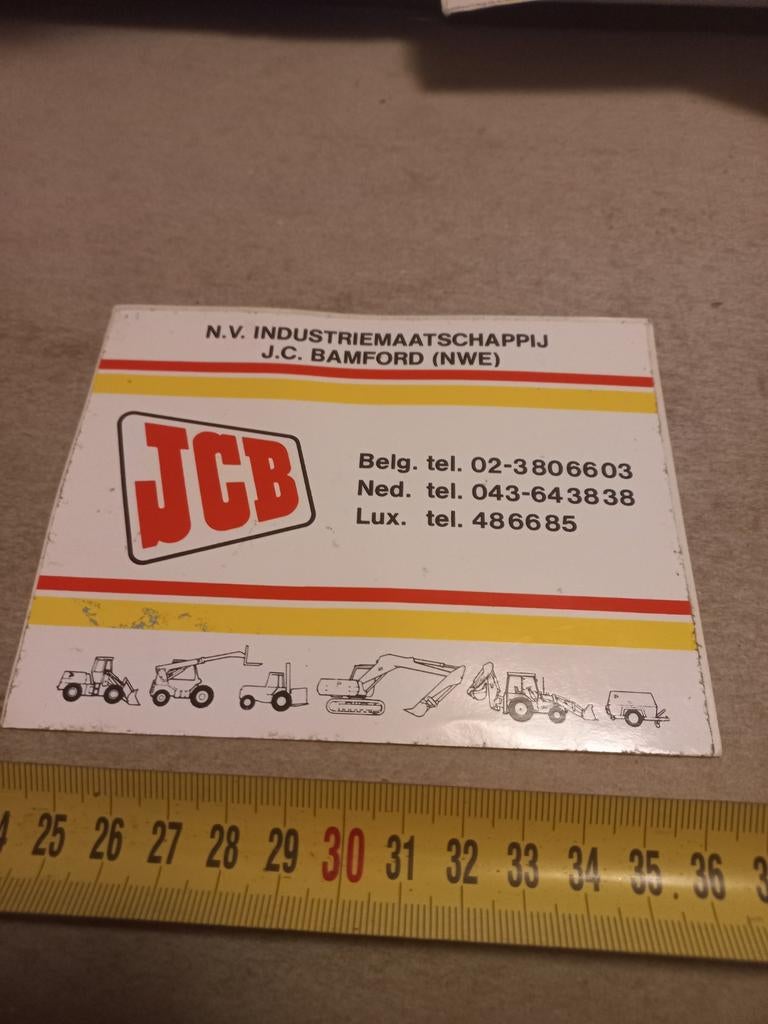 Jcb  j c bamford, Ophalen of Verzenden, Zo goed als nieuw