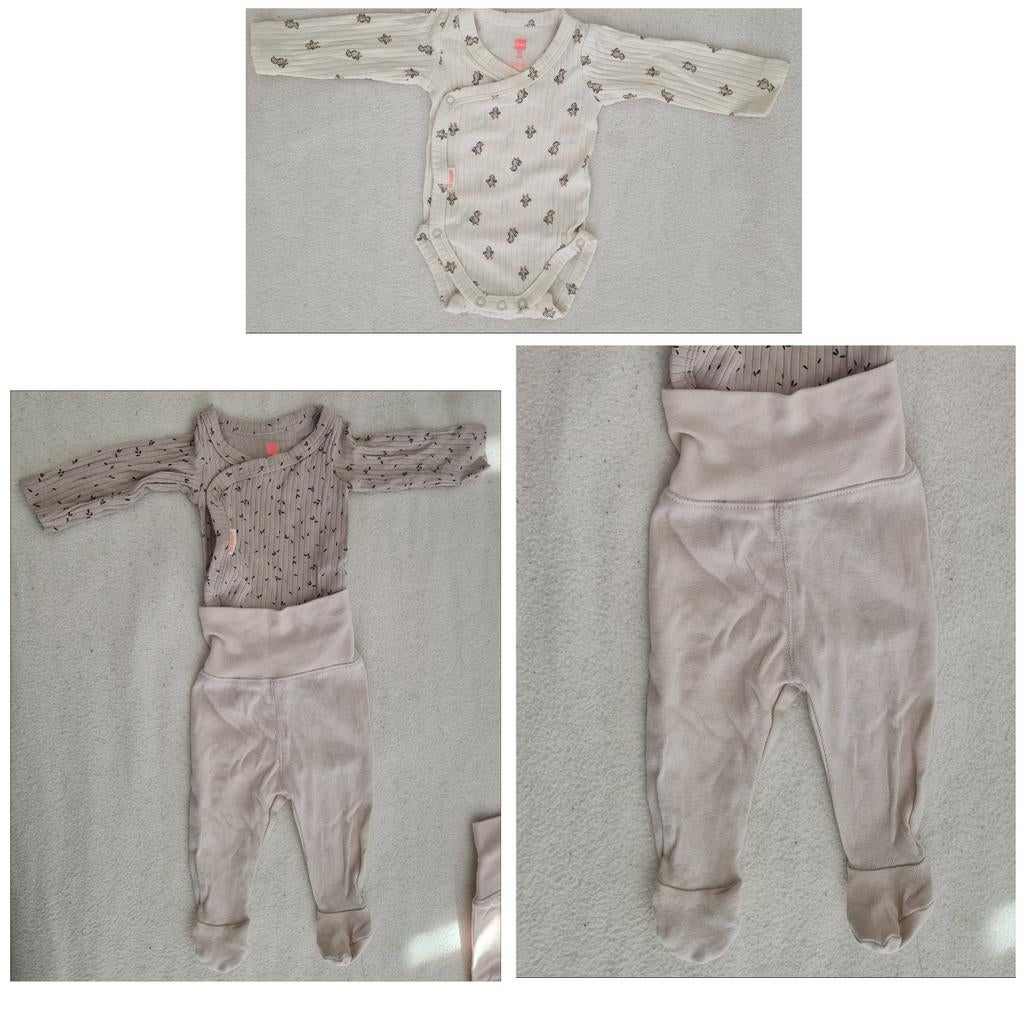 3 delig prematuur setje hema h&m maat 44 rompertje broekje, Kinderen en Baby's, Babykleding | Prematuur, Setje, Meisje, Verzenden