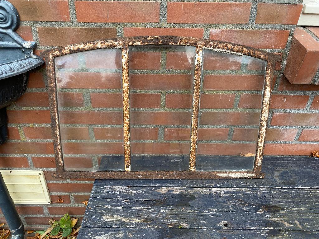 oude stalraam met glas, Gebruikt, Minder dan 80 cm, Minder dan 80 cm, Overige typen
