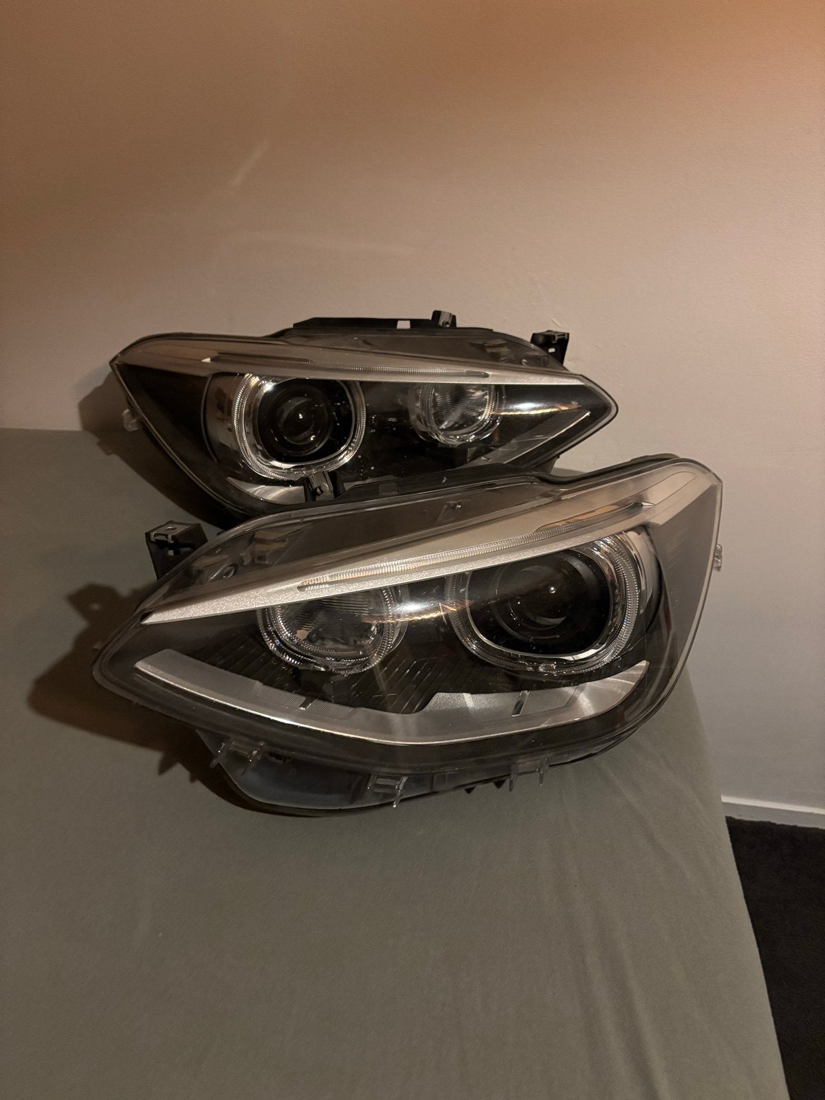 BMW F21 Xenon Koplampen met Bochtverlichting (excl. modules), Ophalen, Gebruikt, BMW