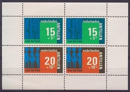 Nederlandse Antillen 484 postfris Kinderpostzegels 1973, Postzegels en Munten, Ophalen of Verzenden, Postfris