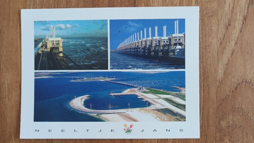 Oosterscheldekering met Neeltje Jans, Ophalen of Verzenden, 1980 tot heden, Ongelopen, Zeeland