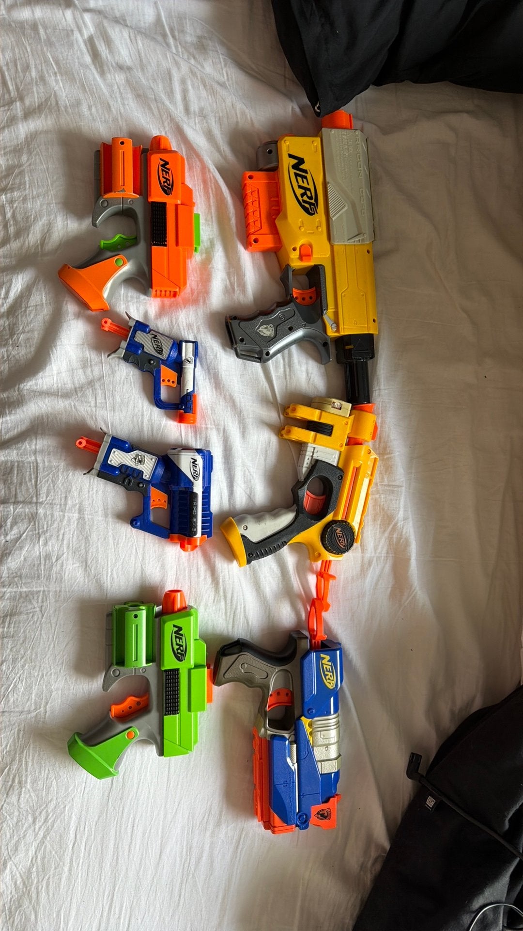 Nerf pistool verkopen per 7, Ophalen, Gebruikt