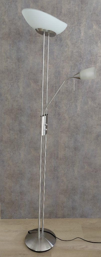 Staande lamp, Huis en Inrichting, Ophalen, E27 (groot), Zo goed als nieuw, Glas