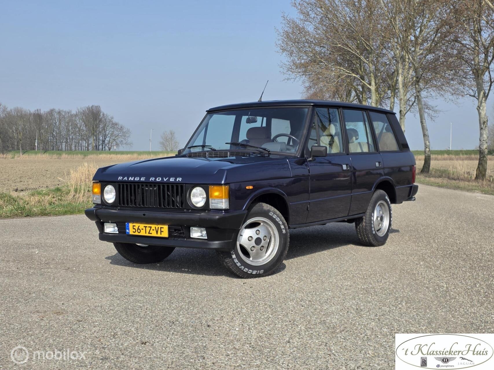 Land Rover Range Rover 3.5 V8i 5 versnellingsbak, Auto's, Stof, Gebruikt, Blauw, Bedrijf