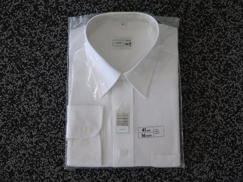 Canda Diolen Star wit overhemd, maat 41, nieuw, Nieuw, Canda Diolen Star, Ophalen of Verzenden, Wit, Ivoor of Crème