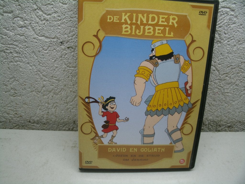 dvd 194k de kinder bijdel david en goliath, Alle leeftijden, Ophalen of Verzenden, Zo goed als nieuw