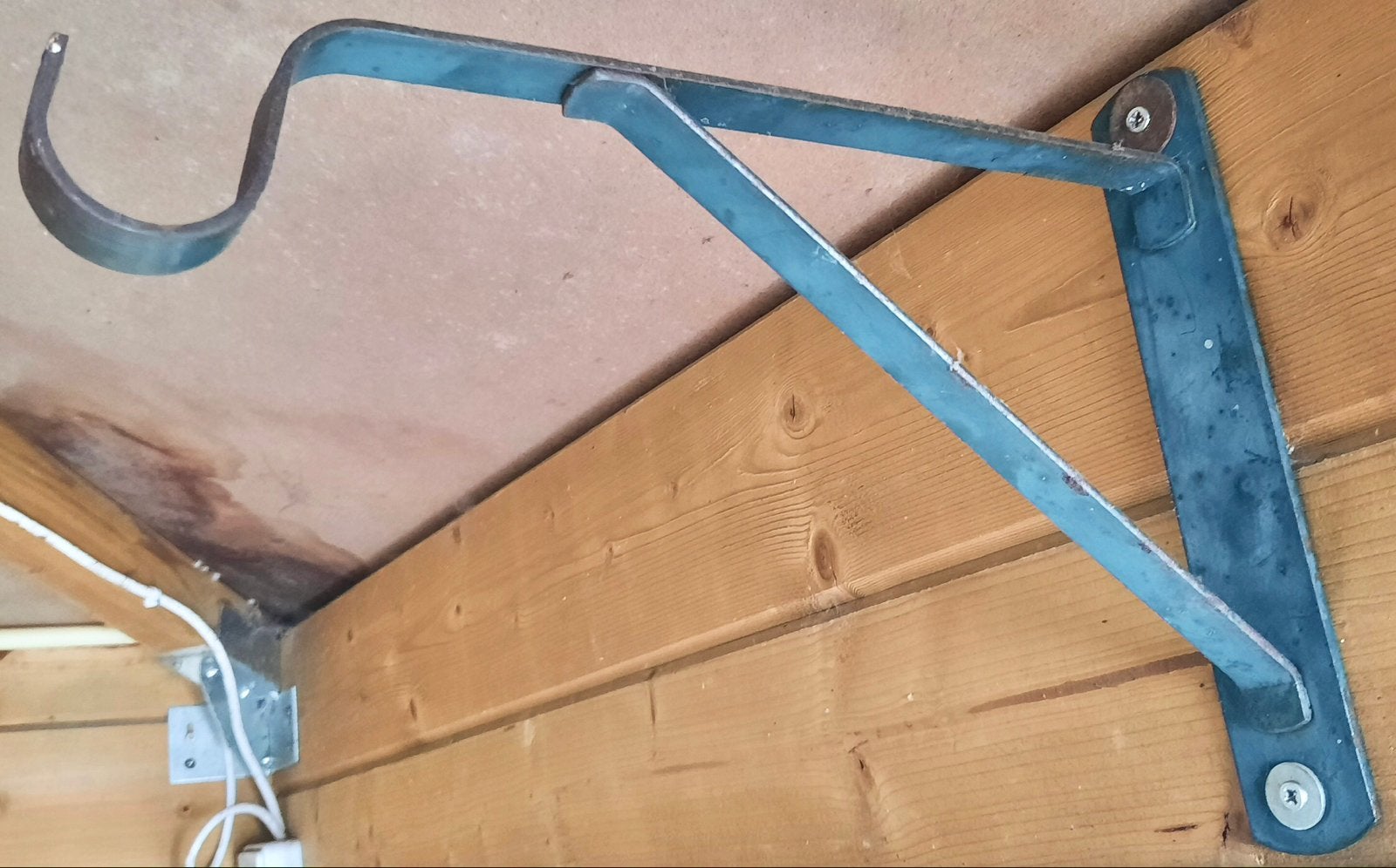 LEUKE GROENE IJZEREN PLANTENHANGER, Tuin en Terras, Ophalen of Verzenden, Zo goed als nieuw
