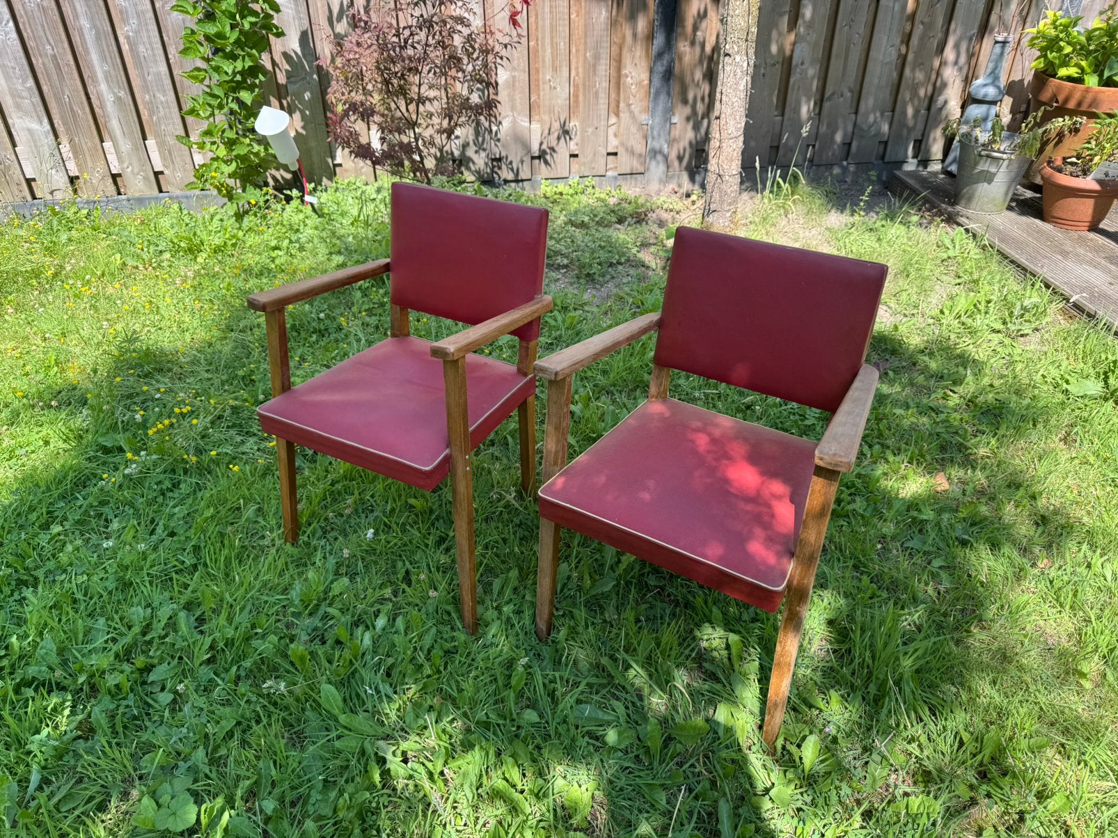 Vintage Franse bistro stoeltjes, Ophalen