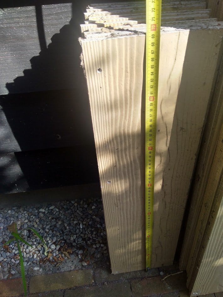 gevelplanken, Ophalen, 250 cm of meer, Planken