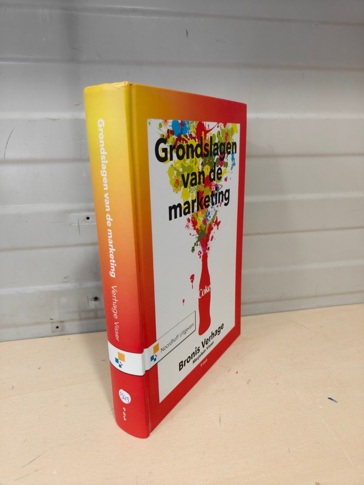 Nr. 943 Grondslagen van de marketing Verhage/Visser 9e druk, Gelezen, Ophalen of Verzenden, Economie en Marketing, Bronis Verhage Marjolein Visser
