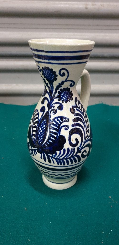 karaaf schenker blauw beschilderd, Ophalen of Verzenden, 'T Olde Gre-j, Info@toldegrej.nl, Endepoelstraat 20f Didam