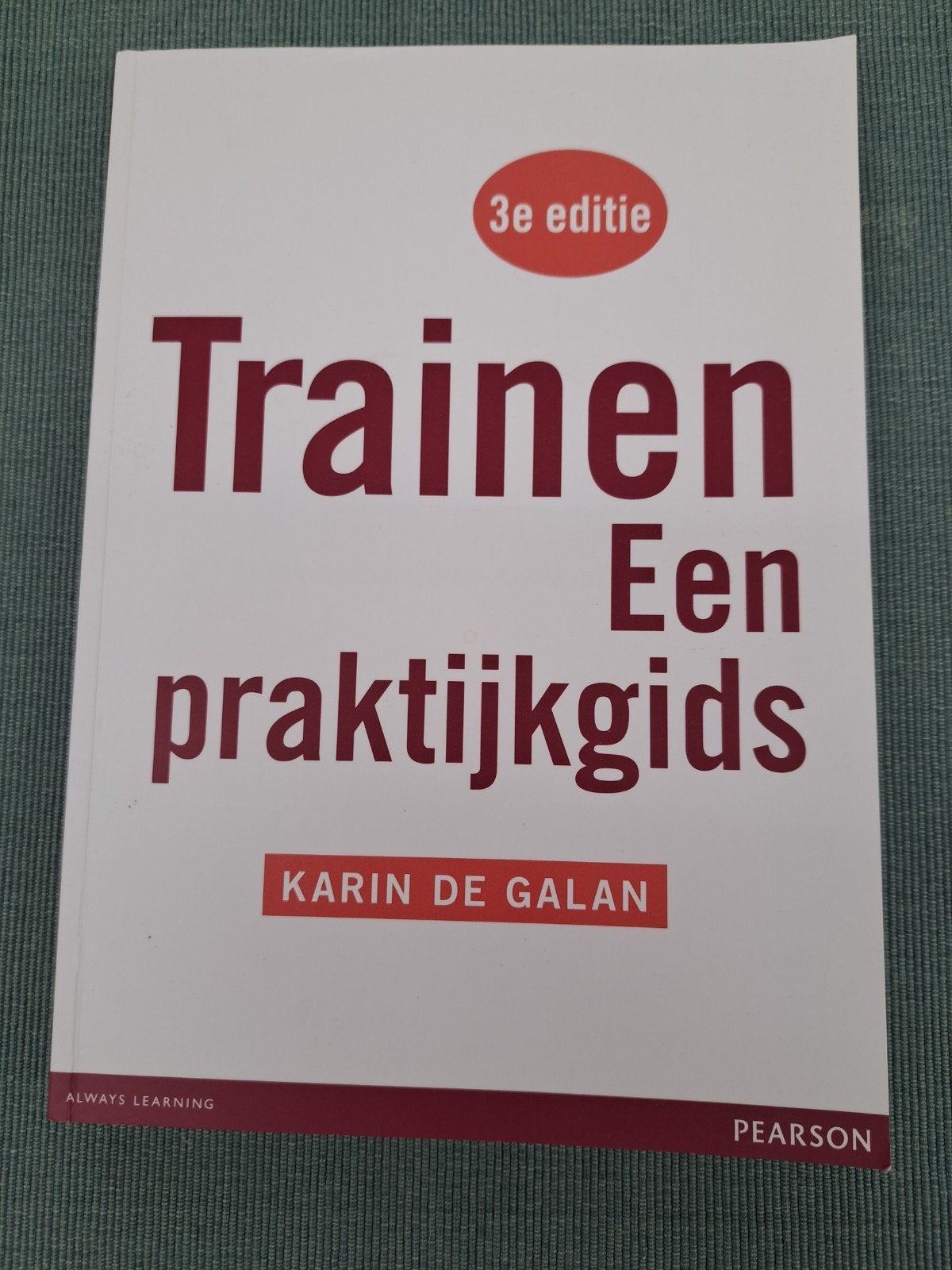 Trainen: Een praktijkgids - Karin de Galan (3e editie), Ophalen of Verzenden, Zo goed als nieuw, Karin de Galan