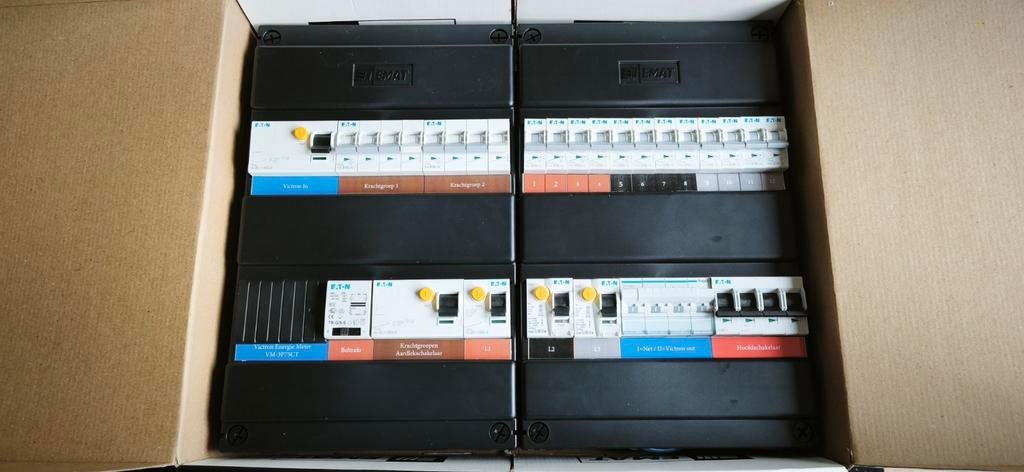 3-fase Eaton groepenkast – voorbereid voor Victron Multiplus, Ophalen of Verzenden, Nieuw, Overige typen
