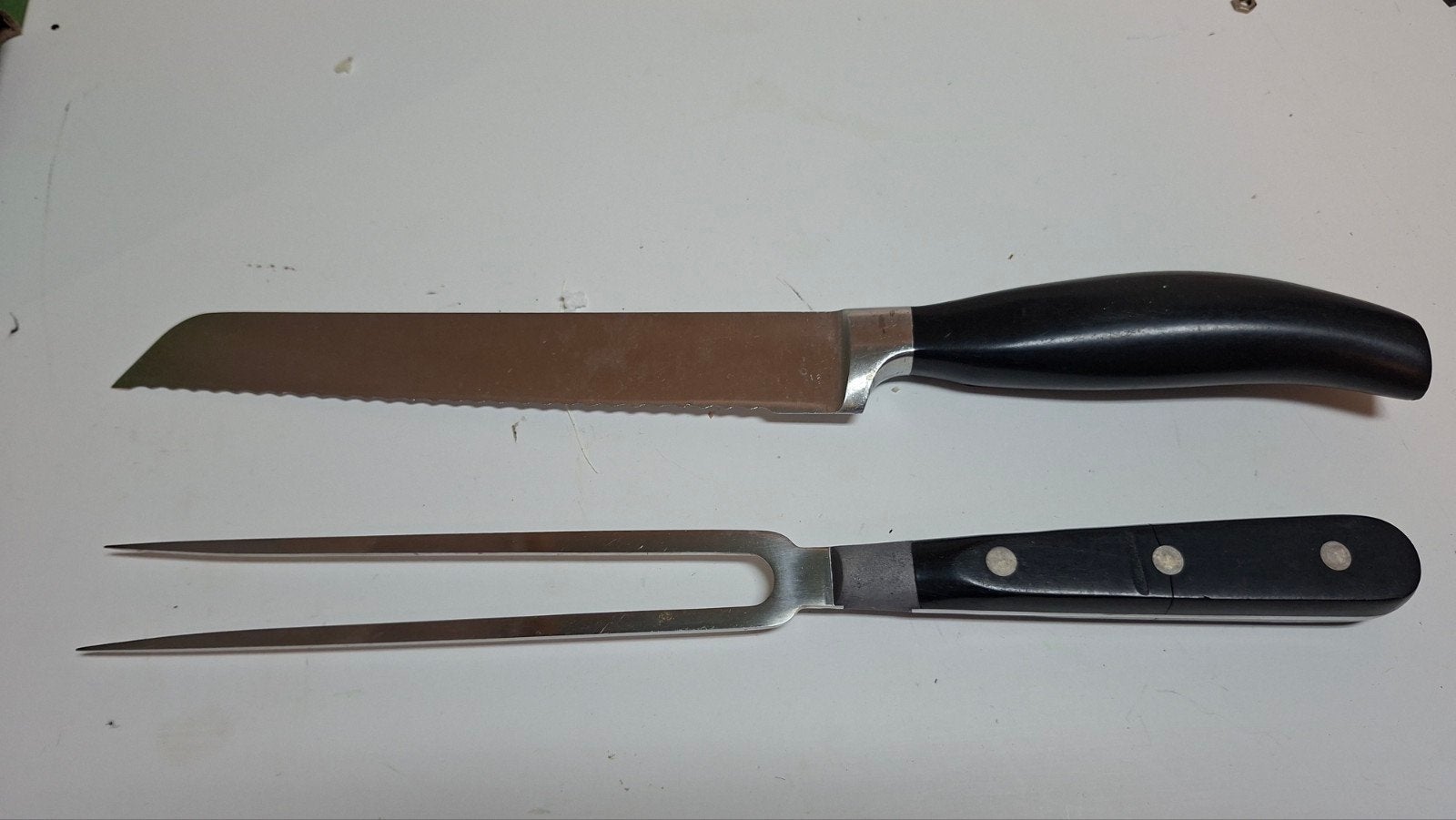 Zwillings Kartelmes & Sabatier Diamant Vleesvork, Zilver, Ophalen of Verzenden, Metaal, Overige merken