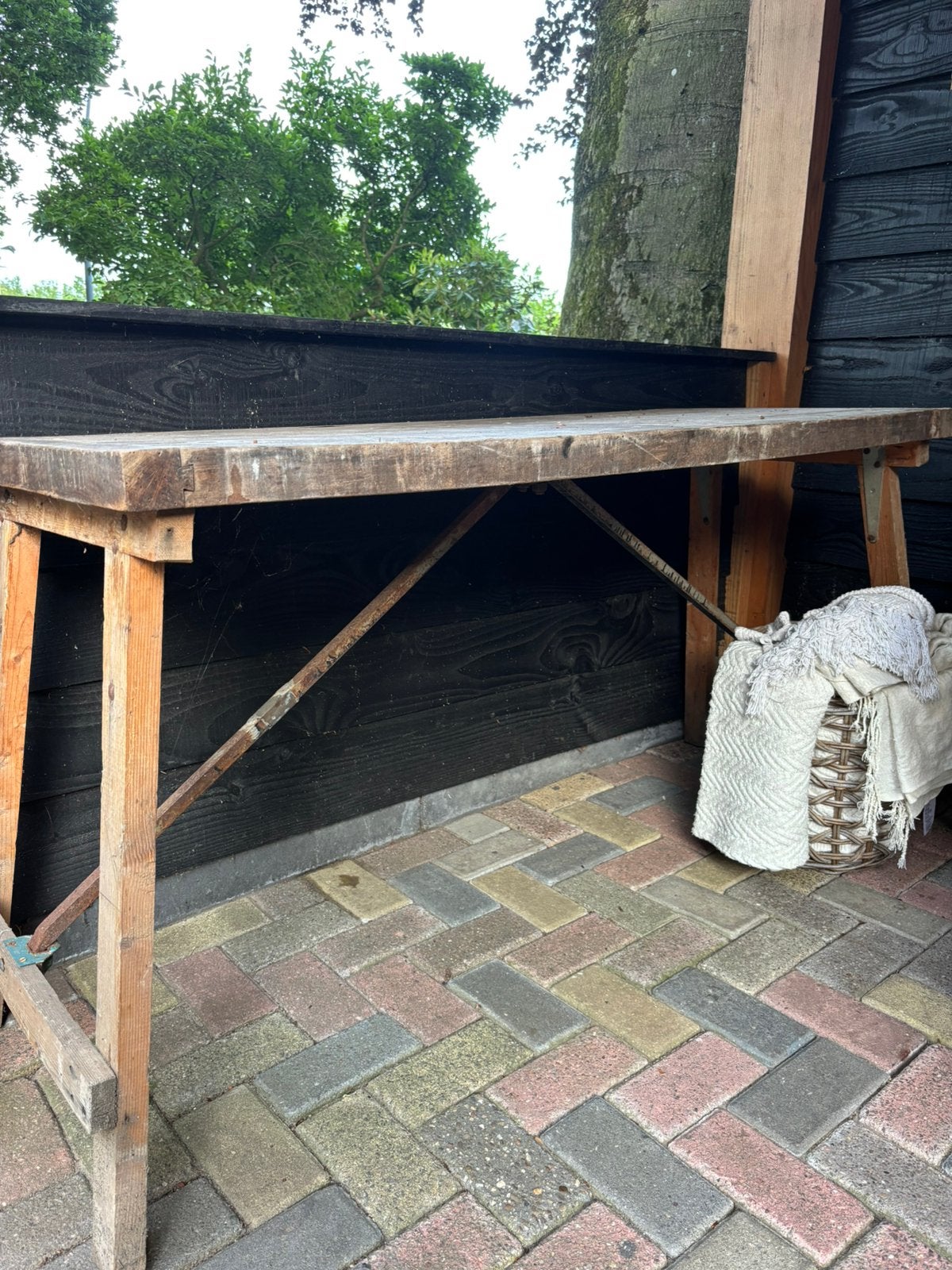 Side table, Ophalen, 100 tot 150 cm, Zo goed als nieuw, 25 tot 50 cm