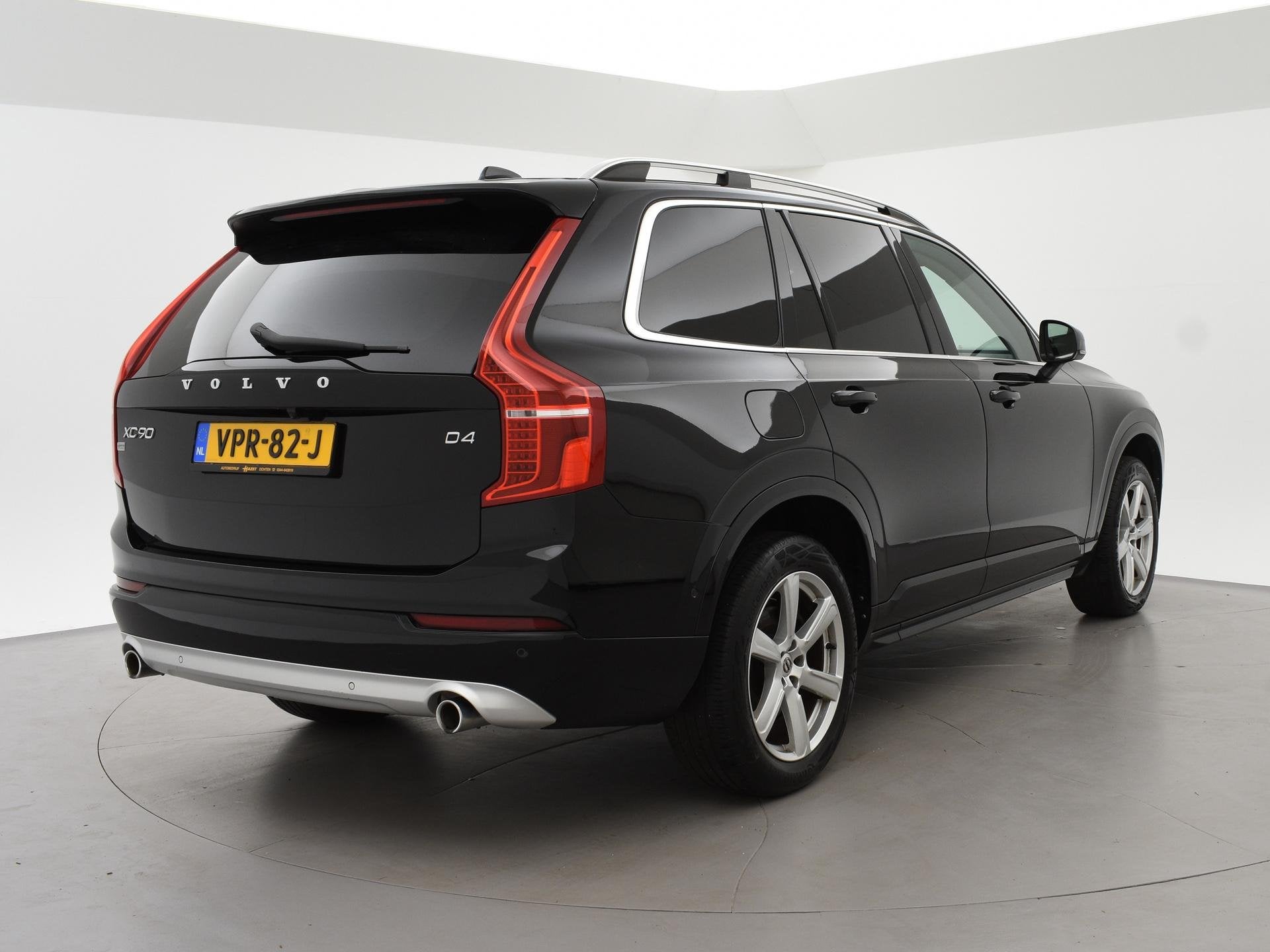 Volvo XC90 2.0 D4 190 PK GRIJS KENTEKEN EURO 6 DIESEL | WEGK, Euro 6, 1969 cc, Zwart, Leder