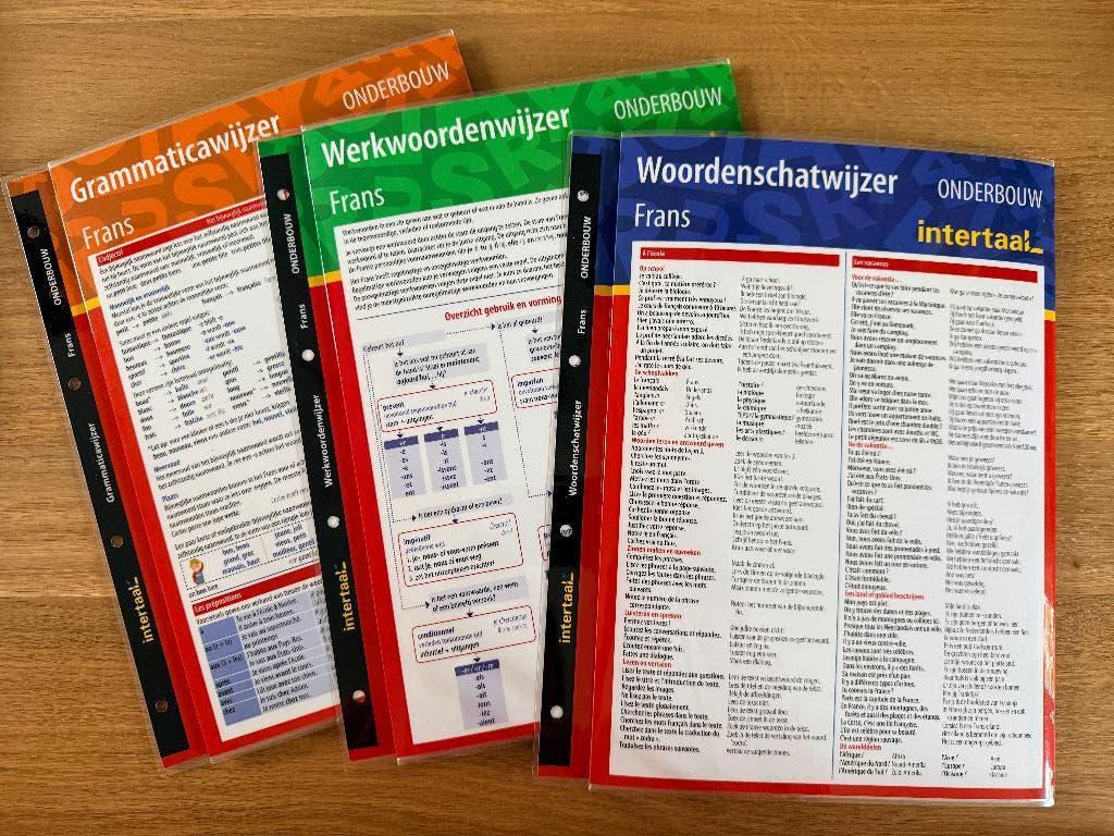 Studiemateriaal Frans: grammatica, werkwoorden, woordenschat, Boeken, Niet van toepassing, Nieuw, Ophalen of Verzenden, Intertaal