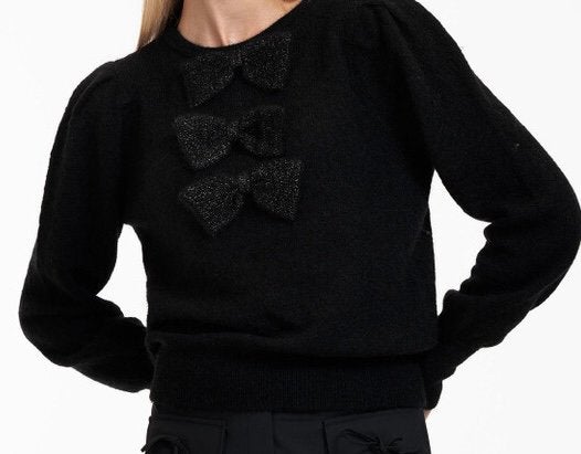 Studio Anneloes zwarte Bowina pullover glitters dames mt XL, Ophalen of Verzenden, Zo goed als nieuw, Maat 46/48 (XL) of groter