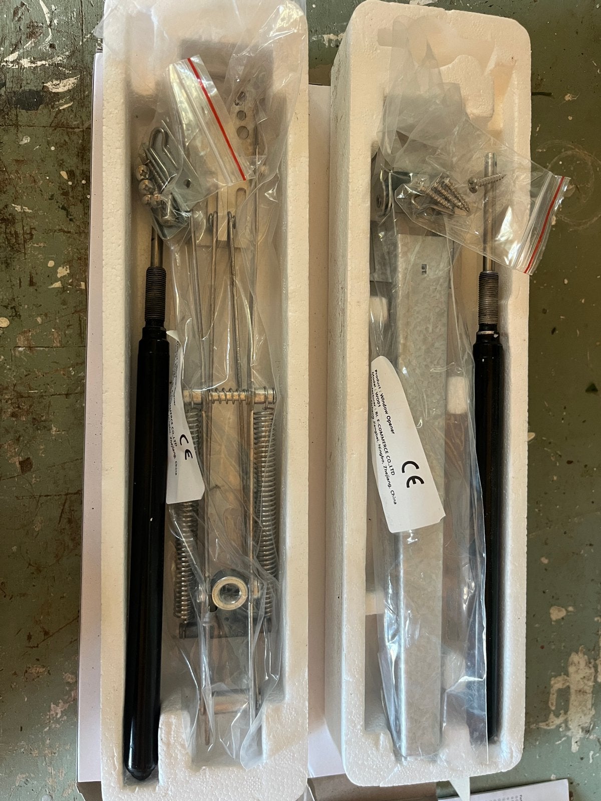 2 automatische raamopeners kas autovent kas, Tuin en Terras, Staal, Ophalen of Verzenden, Glas, Kweekkas