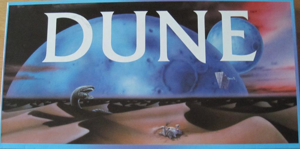 bordspel Dune - 1984, Hobby en Vrije tijd, Gezelschapsspellen | Bordspellen, Zo goed als nieuw, Een of twee spelers, Drie of vier spelers