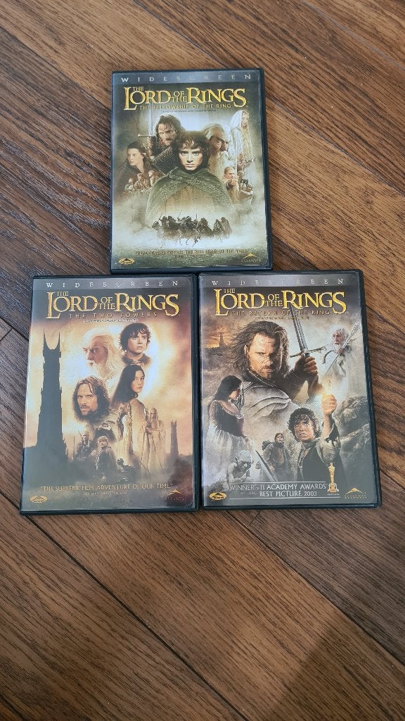 Lord of the Rings DVD Trilogie (Regio 1 - USA Import), Ophalen of Verzenden, Zo goed als nieuw, Overige typen