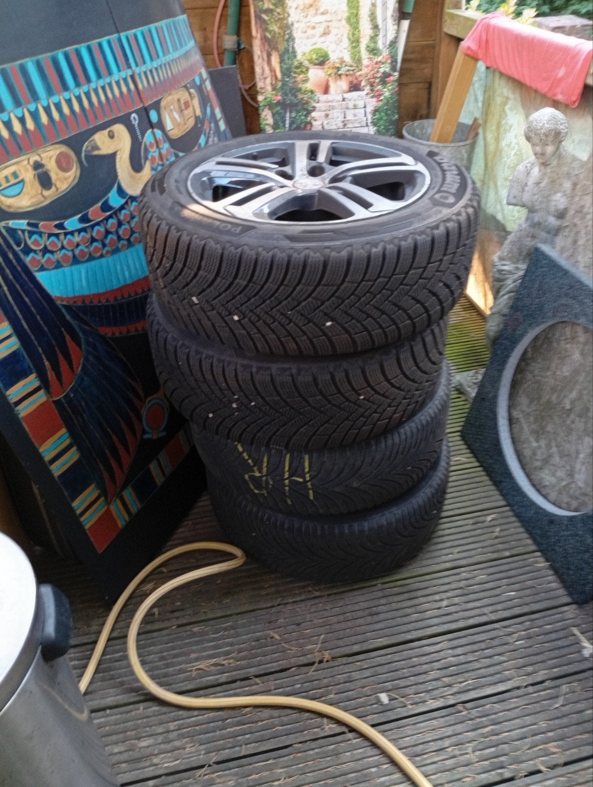 Peugeot 308 winterbanden op originele velgen, Ophalen of Verzenden