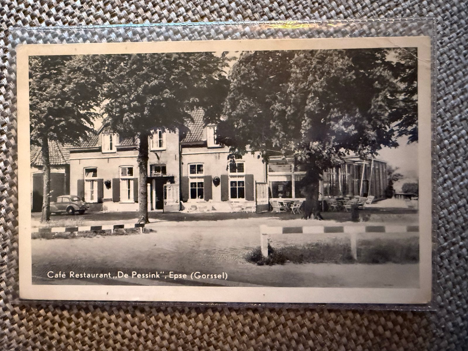 Ansichtkaart Epse café restaurant De Pessink Gorssel, Ophalen of Verzenden, 1940 tot 1960, Overijssel