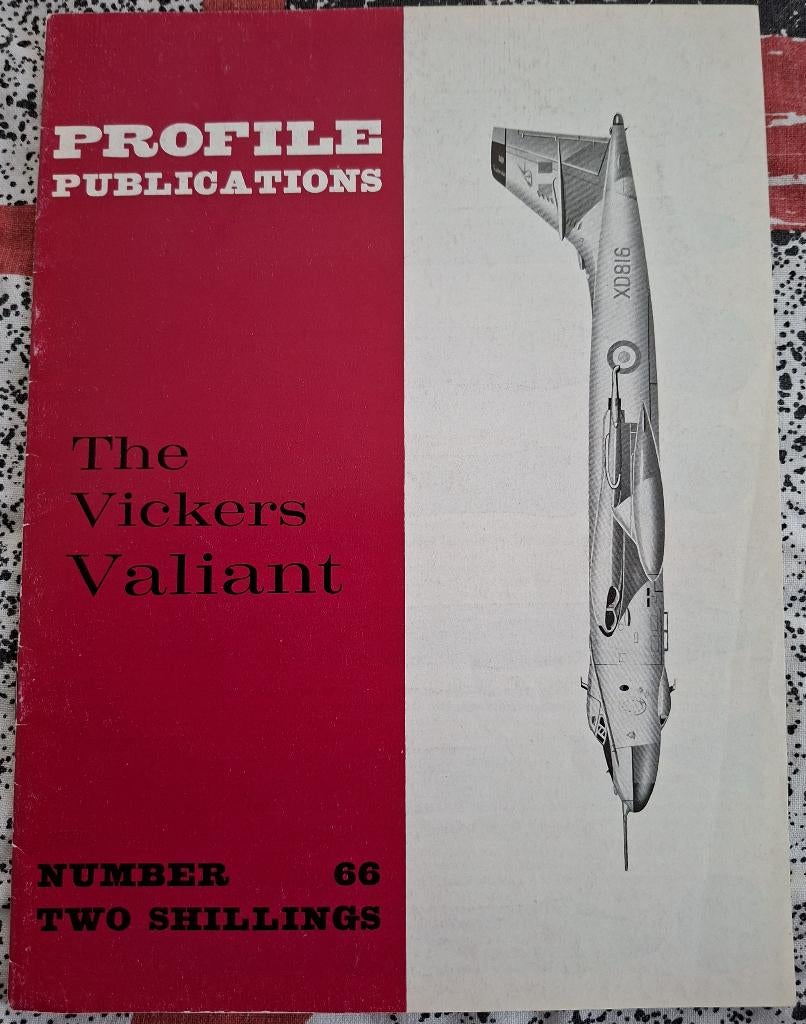 Profile boekje The Vickers Valiant, Hobby en Vrije tijd, Modelbouw | Vliegtuigen en Helikopters, Overige merken, 1:200 of kleiner