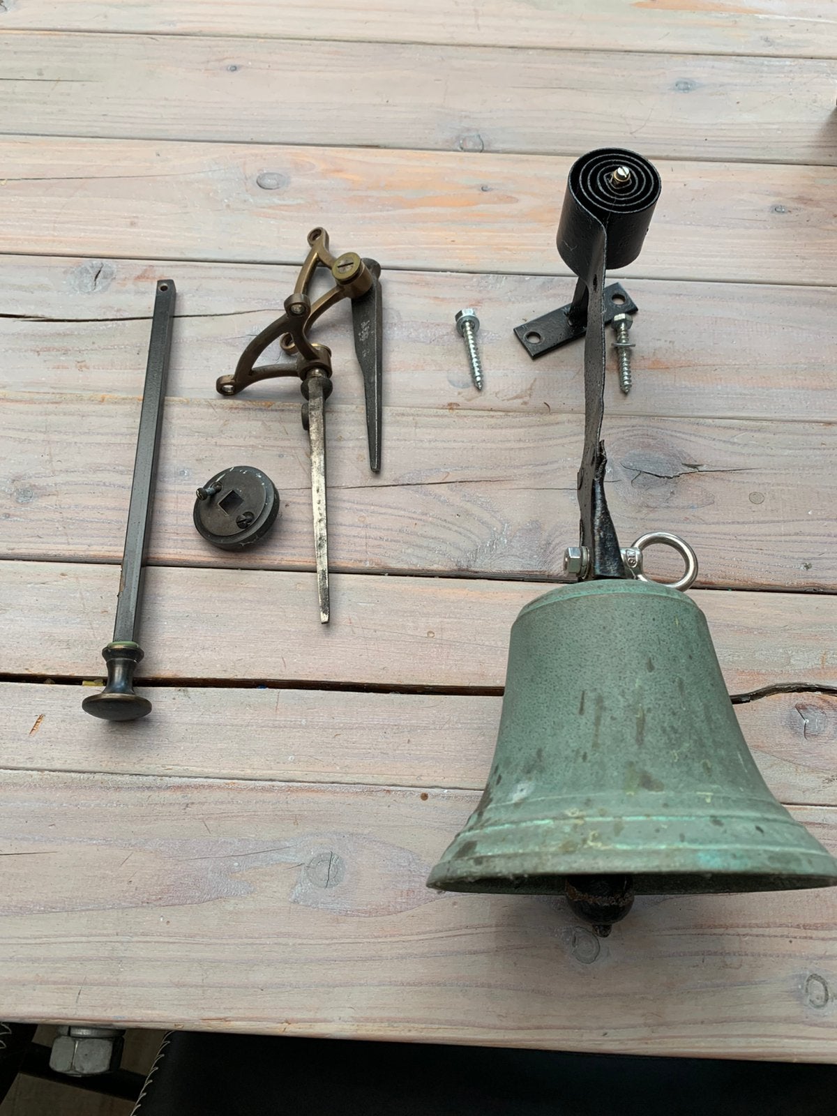 Antieke trekbel set., Ophalen